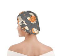 Bonnet de douche pour femmes et hommes UK réutilisable imperméable avec élastique imprimé Mignon lévrier afghan
