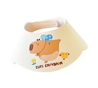 Bonnet de douche pour tout-petit, bouclier de lavage des cheveux réglable, design en EVA résistant aux éclaboussures, doux et confortable, protection des yeux et des oreilles, idéal pour l'heure du
