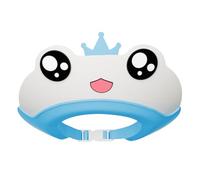 Bonnet de douche pour tout-petit, visière de bain imperméable, bouclier de shampooing antidérapant, protecteur d'oreille réglable, chapeau en silicone souple, fabriqué en excellent matériau PP, 22 x