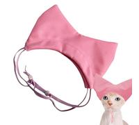 Bonnet de douche réglable pour animaux de compagnie, 33/28/5 cm, tissu Oxford imperméable, protection des oreilles de chat pour chatons, chiots et petits animaux, multicolore