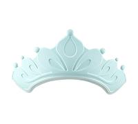 Bonnet de Douche Réglable pour Bébé, Protection de Tête, Yeux Et Oreilles, Bonnet Shampoing Bebe, Casquette de Bain Imperméable pour +6 Mois Enfants Et Nouveau-né Bleu Couronne