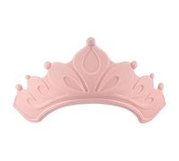 Bonnet de Douche Réglable pour Bébé, Protection de Tête, Yeux Et Oreilles, Bonnet Shampoing Bebe, Casquette de Bain Imperméable pour +6 Mois Enfants Et Nouveau-né Rose Couronne