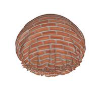 Bonnet de douche réutilisable à texture de mur de brique rouge, double couche pour les cheveux non mouillés, grande taille pour toutes les longueurs de cheveux