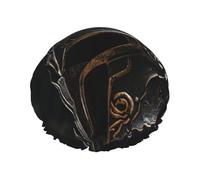 Bonnet de douche réutilisable avec imprimé guerrier spartan pour femme - Grand bonnet de douche pour tresses de cheveux longs
