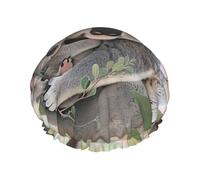 Bonnet de douche réutilisable avec imprimé koala mignon maman et bébé - Bonnet de bain imperméable double couche - Garde les cheveux secs - S'adapte à toutes les têtes