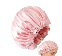 Bonnet de douche réutilisable Bonnet de douche à 2 imperméable élastique | Grand bonnet de douche serviette pour tresses longues, spa, maison, femmes, dames, et collègues