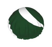 Bonnet de douche réutilisable drapeau du Pakistan pour femmes, double couche imperméable à l'eau, un must pour les soins capillaires