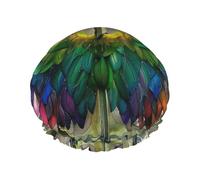 Bonnet de douche réutilisable Dreamy Angel - Double couche imperméable, élastique, respectueux de l'environnement pour un usage quotidien