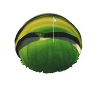 Bonnet de douche réutilisable pour femme - Imperméable - Double couche - Bonnet de bain pour cheveux - Bonnet de douche pour parcours de golf - Chapeau de douche pour femme - Grande taille pour toutes