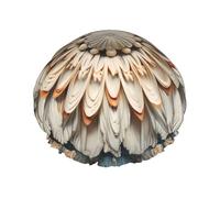 Bonnet de douche Shellac pour femme, imperméable, réutilisable, avec cordon élastique lavable, adapté aux cheveux longs et tresses, idéal pour la douche.