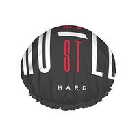 Bonnet de douche Stay Humble Hustle Hard 'Phrase, citation abstraite Hustle Poster Design Bonnets de bain double couche imperméables parfaits pour toutes les longueurs et épaisseurs de cheveux