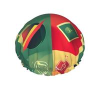 Bonnet de douche taille unique pour homme et femme - Double couche avec symboles mathématiques imprimés pour l'école, bonnet de bain, bonnet de douche et essentiel de voyage