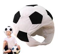Bonnet de football en peluche, bonnet de football pour , chapeau d'Halloween, chapeau de football chaud, accessoires pour photos, jouet amusant et innovant, accessoires pour la tête de cosplay