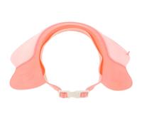 Bonnet de Garçon Fille pour Lavage des Cheveux, Rose PP, Oreilles Couvertes | Usage Bain Garçon Fille, Garde L’eau Loin des Yeux, Forme Mignonne, pour Parents et Petits