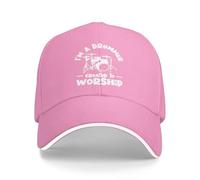 Bonnet De Golf Je suis Un Batteur Créé pour Adorer Le Set De Batterie Casquettes De Baseball Anti-UV Vintage Chapeau pour Extérieur Homme Été