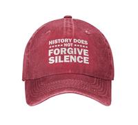 Bonnet De Golf L'Histoire Ne Pardonne Pas Confortable Hip-Hop Casquettes Sport Protégeant du Soleil Chapeau pour Femme Homme Course À Pied