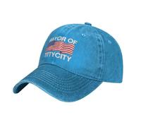Bonnet De Golf Maire De Tittycity Séchage Rapide Retro Casquette De Camionneur Respirant Solaire Cap pour Course À Pied Extérieur Été