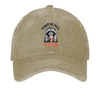 Bonnet De Golf Tout d'abord, Je suis Un Délice Casquettes Unisexe Retro Solaire Cap pour Homme Extérieur Course À Pied