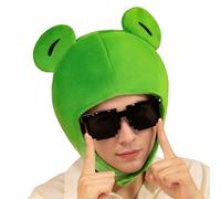 Bonnet de grenouille mignon | Bonnet de dessin animé | Avec bandeau de grenouille | Pour fêtes d'Halloween, anniversaires, activités, célébrations, réunions de famille, déguisements et carnavals