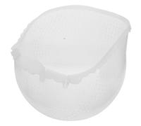Bonnet de Mèches à Trous en Silicone Blanc, Capuche Élastique