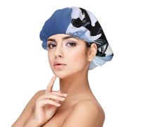 Bonnet de motoneige en satin de soie, bonnet de cheveux pour dormir, bonnet de sommeil doux double couche en soie pour femme, cheveux naturels, cheveux bouclés tressés, cheveux longs