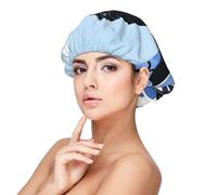Bonnet de motoneige en satin de soie, bonnet de cheveux pour dormir, bonnet de sommeil doux double couche en soie pour femme, cheveux naturels, cheveux bouclés tressés, cheveux longs