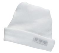 Trois Kilos Sept Bonnet de naissance en coton blanc