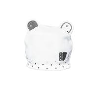 Bonnet de naissance en coton - chao chao blanc 0/1M(50/54)