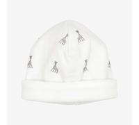 Sophie La Girafe Bonnet Cache-Oreilles pour Nouveau-Né, Blanc, 0/1 Mois Mixte bébé