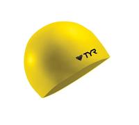 Bonnet de natation TYR Silicon No Wrinkle Jaune TU