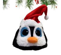 Bonnet De Noël,Couvre-chef de Fête et Décorations,Bonnet En Peluche Du Père Noël Avec Lumière Et Son | Pour Fêtes Carnaval Performance Sur Scène Accessoire