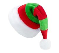 Bonnet de Noël couvre-chef unisexe de fête en peluche douce avec un | Chapeau de Noël pour les fêtes de fin d'année pour les fêtes d'hiver, bureau, Nouvel An, réunions