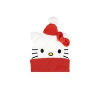 Bonnet de noël hello kitty à pois rouge rouge TU