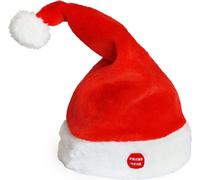 Bonnet de Noël Rocking + Musique Dansant Chantant Noël Bonnet de Père Noël
