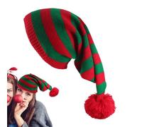 Bonnet de Noël Tricoté | Bonnet Femme Père Noël Tricoté, Unisexe Hommes Femmes pour Quotidien Extérieur Fêtes Événements