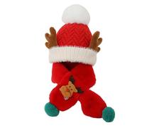 Bonnet de Noël tricoté pour bébé, bonnet de Noël en crochet pour tout-petit, bonnet de Noël doux et chaud (Style 4,10 months-6 years old)