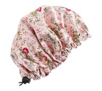 Bonnet de Nuit Garçon et Filles Imprimé Réglable en Polyester Rose | Double Couche, Design Élastique Boucle, Usage Bain et Nettoyage Quotidien pour 2 à 7 Ans