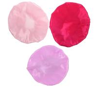 Bonnet de Nuit pour Garçon et Filles, Lot de 3, Polyester Rouge, Rond
