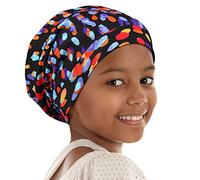 Bonnet de Nuit XL pour Filles - Jumbo Ajustable pour Tresses, Torsades, Locs et Boucles