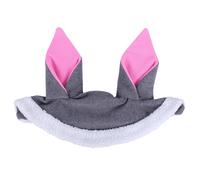 Bonnet de oreilles de lapin de pâques pour cheval QHP Gris Shetland