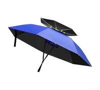 Bonnet de pêche double couche 96 cm coupe-vent (110 mm bleu saphir)