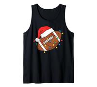 Bonnet de Père Noël Américain Ballon de Football Américain Débardeur