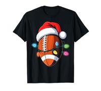 Bonnet de Père Noël Américain Ballon de Football Américain T-Shirt
