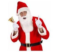 Widmann Chapeau Père Noël avec barbe en peluche