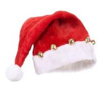 Bonnet De Pere Noel Avec Grelot - Rouge - Taille Unique Multicolor G