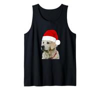 Bonnet de Père Noël Golden Retriever Débardeur
