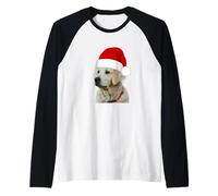 Bonnet de Père Noël Golden Retriever Manche Raglan