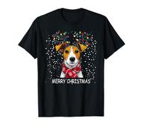 Bonnet de Père Noël Jack Russell pour Femme T-Shirt