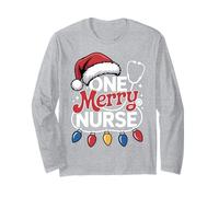 Bonnet de Père Noël « One Merry Nurse » Manche Longue