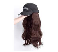 Bonnet de Perruque Bonnets de perruque for femmes, bonnets de perruque longs et bouclés, bonnets de perruque bouclés ondulés, perruques en fibres synthétiques résistantes à la chaleur d'aspect naturel